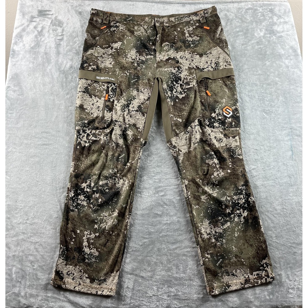 ScentLok Pants Mens 2XL Savanna Aero Crosshair Camo TrueTimber Strata Hunting